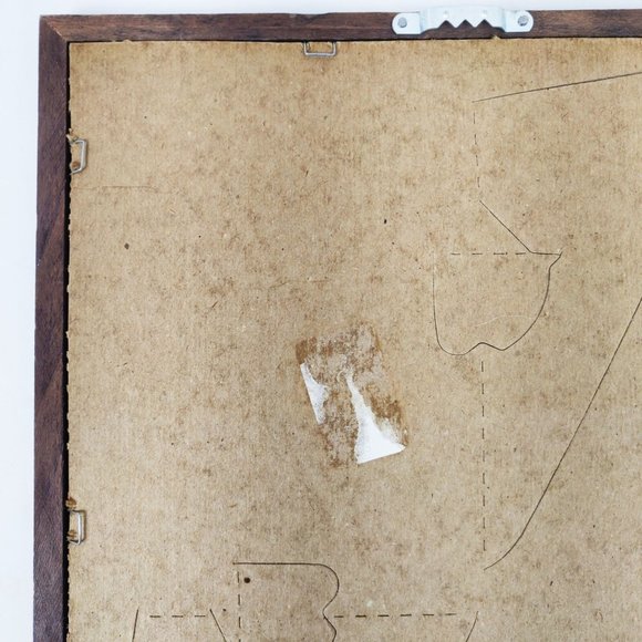 Vintage 1925 Because of You Sheet Music Frame Art Deco Print Flapper Fox Trot Hi - Picture 9 of 9